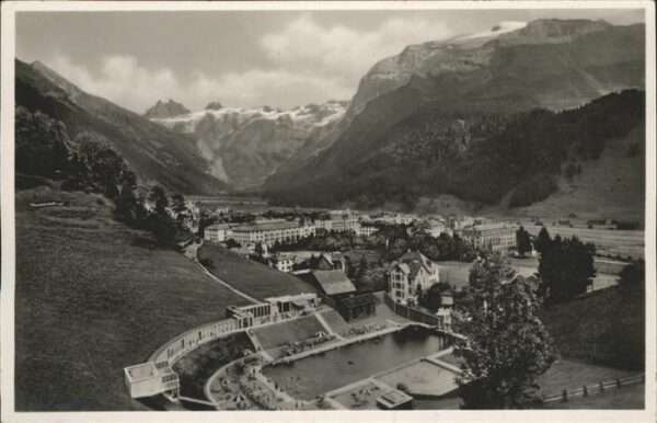 Engelberg OW Schwimmbad Spannörter Titlis