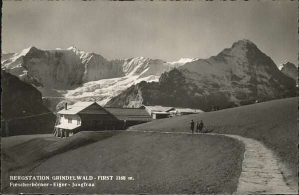 Grindelwald Bergstation Fiescherhörner Eiger Jungfr