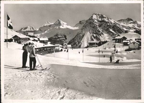 Arosa GR Eisbahn Schiesshorn Furkahörner