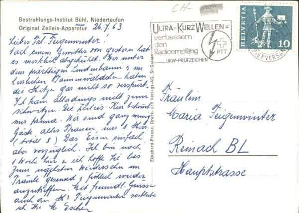 Niederteufen Fliegeraufnahme Bestrahlungs Institut – Bild 2