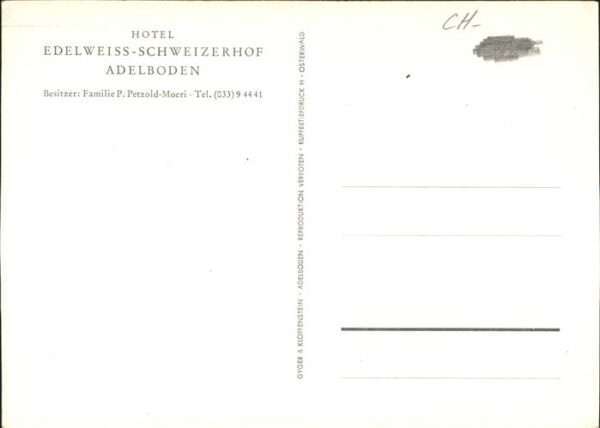 Adelboden Edelweiss Schweizerhof – Bild 2