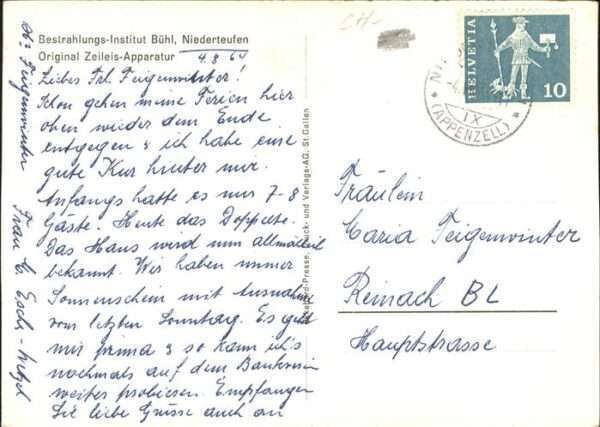 Niederteufen Fliegeraufnahme Bestrahlungs Institut – Bild 2