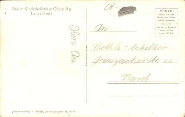 Langenbruck Basler Kinderheilstätte Obere Au – Bild 2