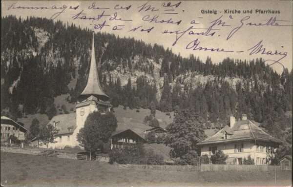 Gsteig Kirche Pfarrhaus