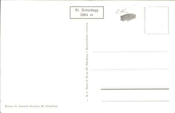 Kleine Scheidegg Interlaken Wetterhorn Zug – Bild 2