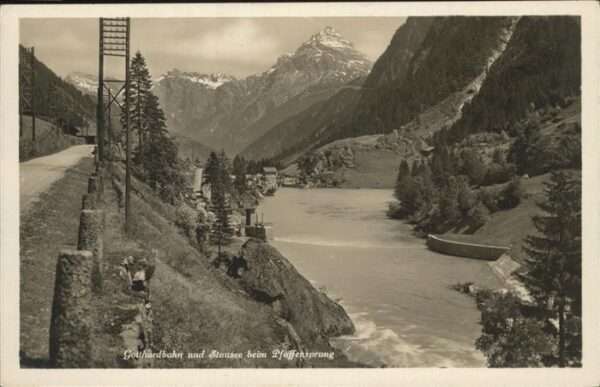 Gotthardbahn Stausee Pfaffensprung