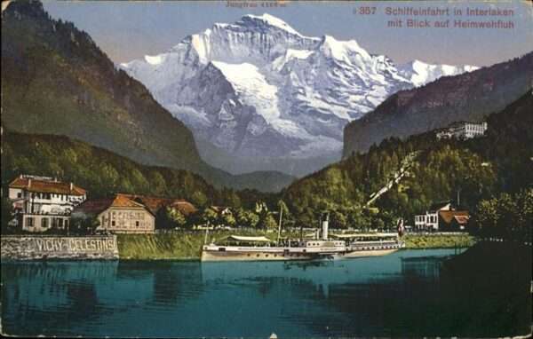 Interlaken BE Schiffeinfahrt Heimwehfluh