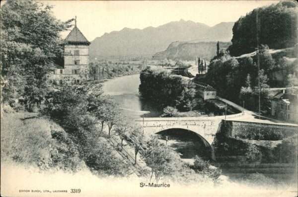 St Maurice Valais Brücke
