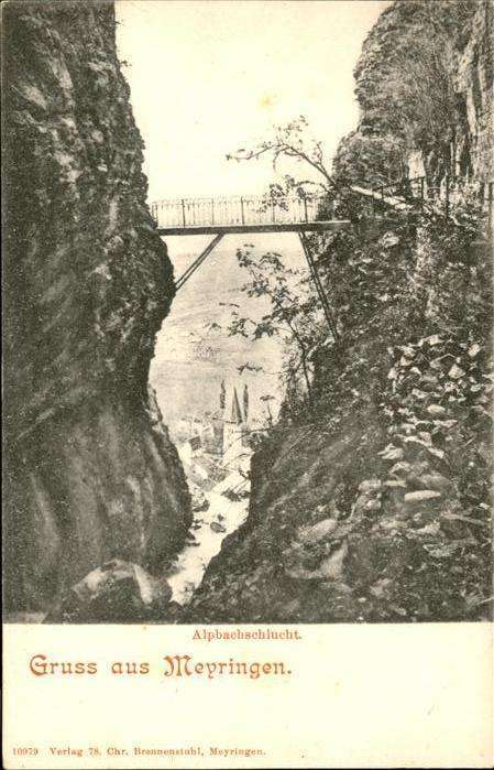 Meiringen BE Alpbachschlucht