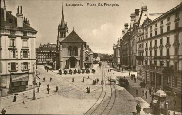 Lausanne VD place St Francois Kutsche