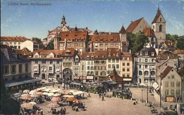 Basel BS Barfüsserplatz Strassenbahn