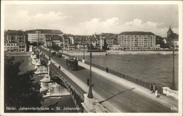 Basel BS Johanniterbrücke St Johanntor Strassenb