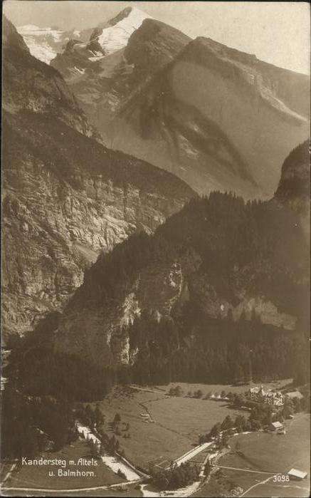 Kandersteg BE Altels Balmhorn