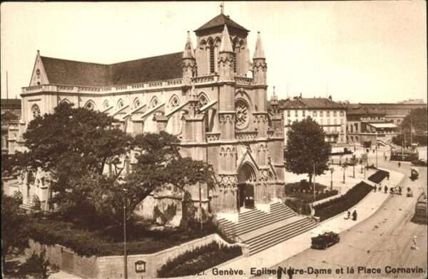 Geneve GE Eglise Notre Dame Place Cornavin