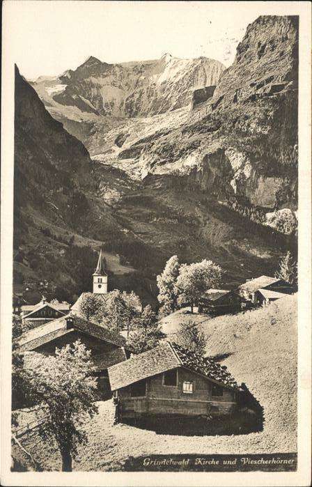 Grindelwald Kirche Viescherhörner