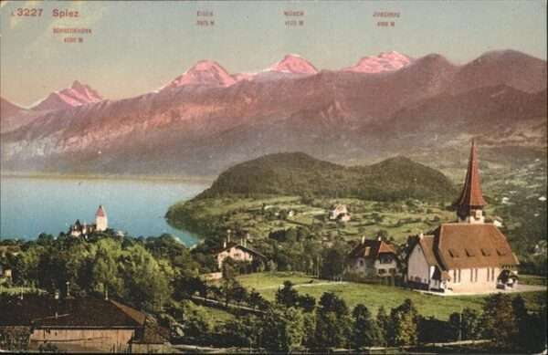 Spiez BE Eiger Mönch Jungfrau
