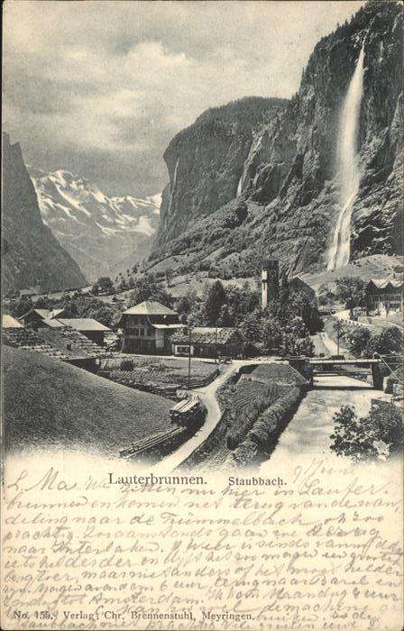 Lauterbrunnen BE Staubbach