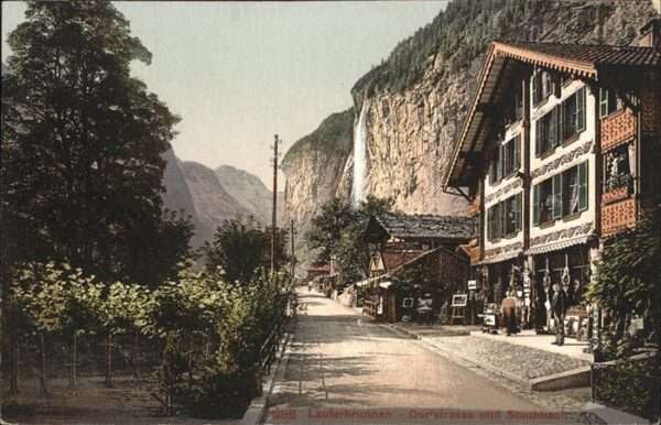 Lauterbrunnen BE Dorfstrasse Staubbach