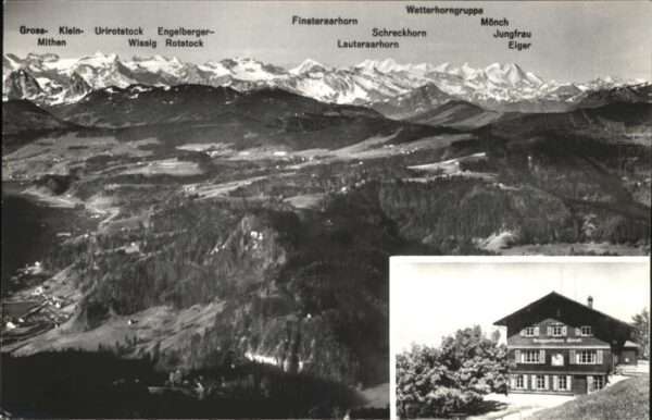 Schreckhorn Wetterhorngruppe Hörnli Kulm
