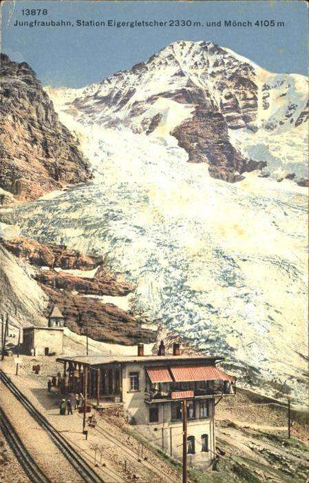 Jungfraubahn Station Eigergletscher Mönch