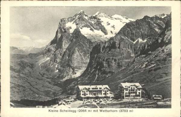 Kleine Scheidegg Interlaken Wetterhorn