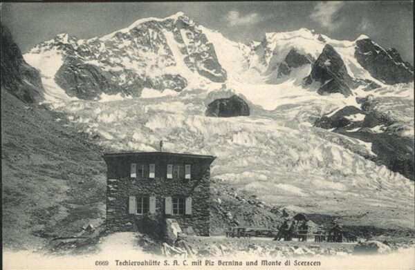 Tschierva Hütte Piz Bernina Monte di Scerscen