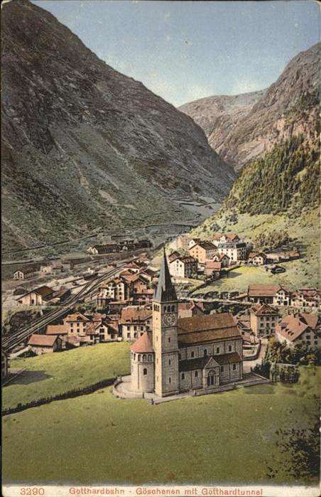 Gotthardbahn Göschenen Gotthardtunnel