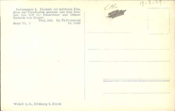 Schaffhausen SH Haus zur Freudenfels – Bild 2