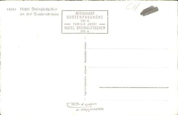 Sustenpass Hotel Steingletscher – Bild 2