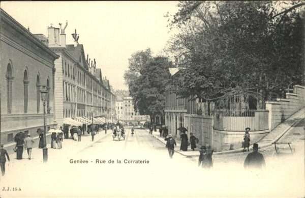 Geneve GE Rue Corraterie Kutsche