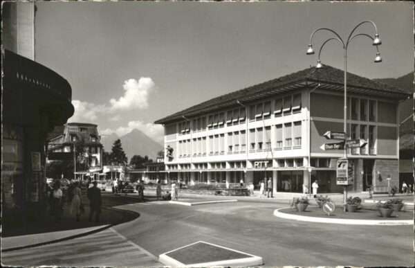Interlaken BE neues Postgebäude