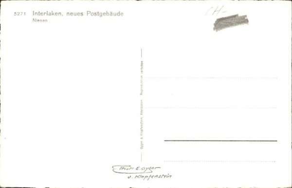 Interlaken BE neues Postgebäude – Bild 2