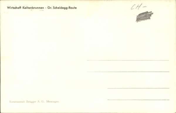 Grosse Scheidegg Wirtschaft Kaltenbrunnen – Bild 2