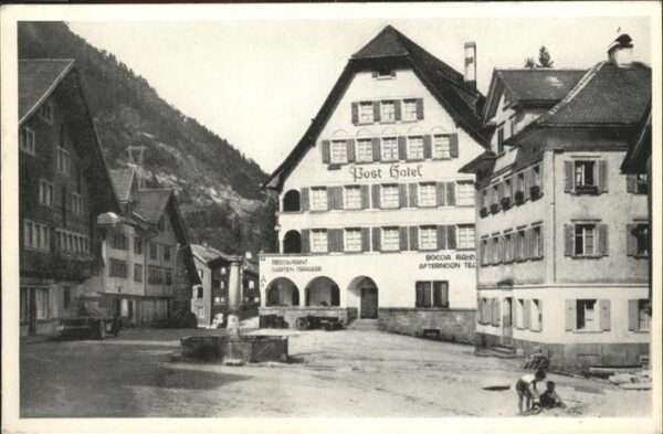 San Gottardo Sustenroute Post Hotel Wassen Brunnen