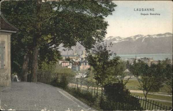 Lausanne VD Depuis Beaulieu