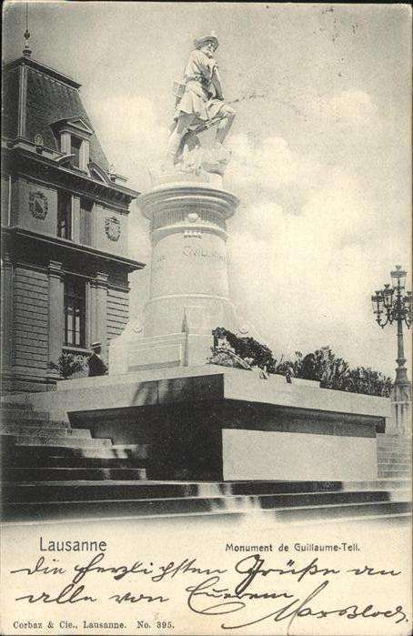 Lausanne VD Monument de Guillaume-Tell