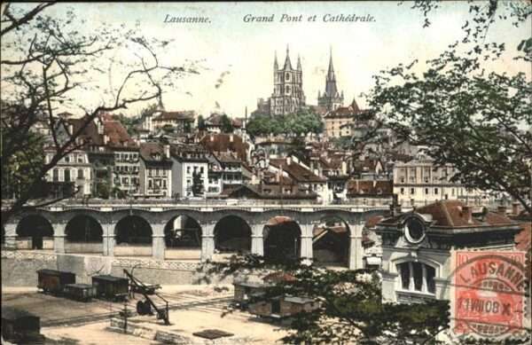 Lausanne VD Grand Pont Cathedrale