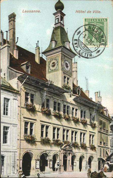 Lausanne VD Hotel de Ville