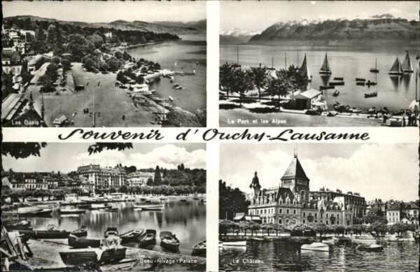 Ouchy Port Alpes, Chateau, Quais, Lausanne