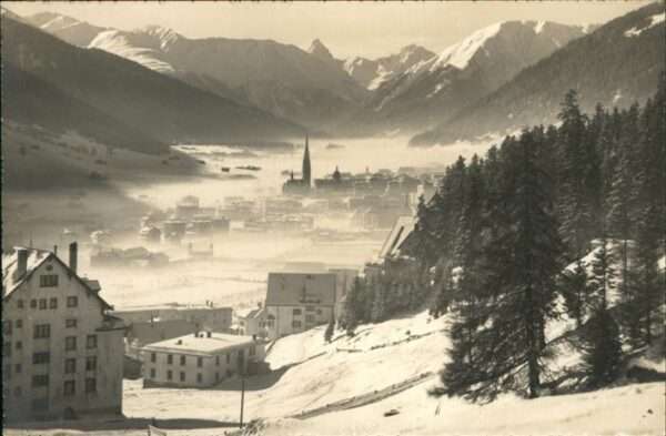Davos GR Wintermorgen