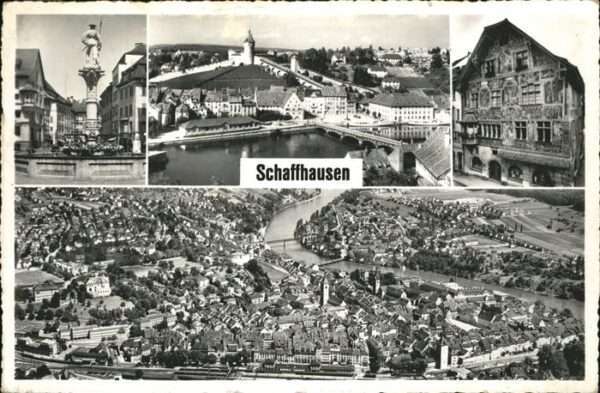 Schaffhausen SH Castel Brunnen, Panorama