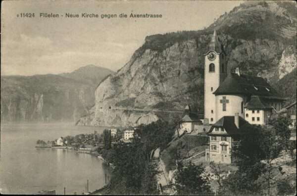 Flueelen UR neue Kirche Axenstrasse, Vierwaldstätte