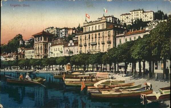 Lugano TI Quai Boote