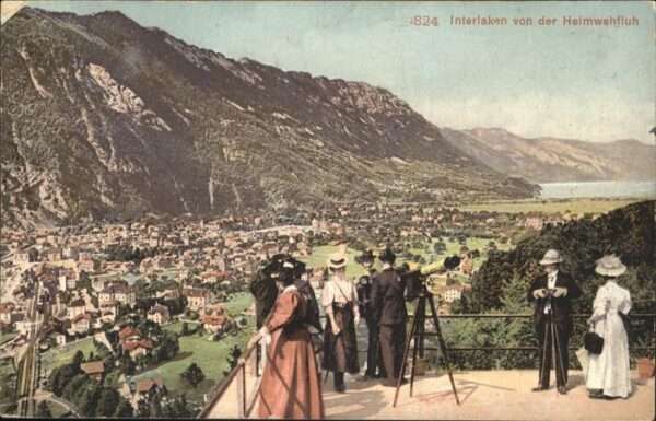 Interlaken BE Heimwehfluh Aussichtsterasse