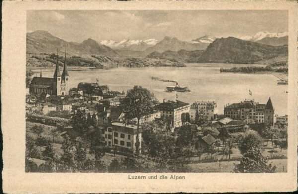 Luzern LU Alpen Dampfer