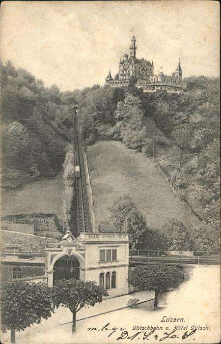 Luzern LU Gütschbahn Hotel Gütsch