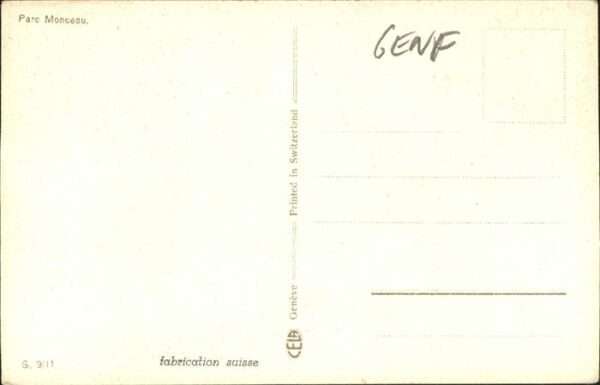 Genf GE [handschriftlich] Parc Monceau – Bild 2