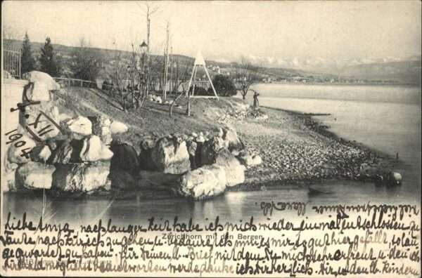 Zuerich Zürichhorn Berge