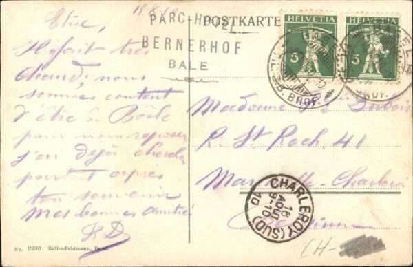 Basel BS Mittlere Rheinbrücke Strassenbahn, Rhei – Bild 2