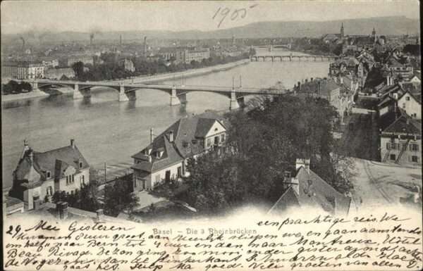 Basel BS Rheinbrücken